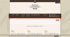 Desktop Screenshot of hotel-zaodrze.pl